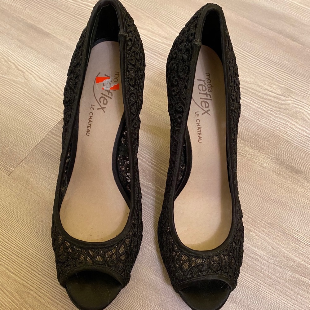 NWT le chateau reflex moda brocade heels size 10m
